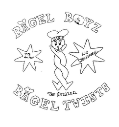 BAGEL BOYZ THE ORIGINAL BAGEL TWISTS 99% FAT FREE NO CHOLESTEROL logo