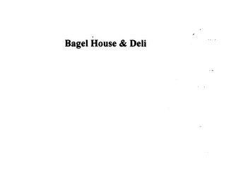BAGEL HOUSE & DELI logo