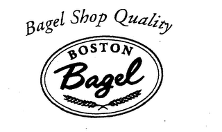BAGEL SHOP QUALITY BOSTON BAGEL logo