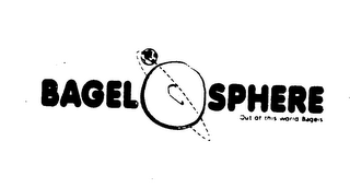 BAGEL SPHERE OUT OF THIS WORLD BAGELS logo