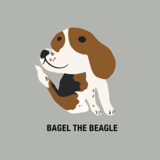BAGEL THE BEAGLE logo