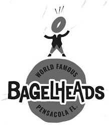 BAGELHEADS WORLD FAMOUS PENSACOLA FL logo