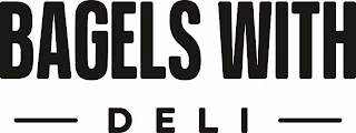BAGELS WITH DELI logo