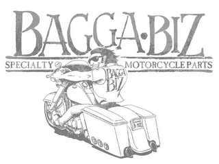 BAGGA · BIZ SPECIALTY MOTORCYCLE PARTS logo