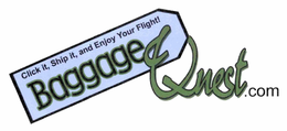 BAGGAGEQUEST.COM CLICK IT, SHIP IT, AND ENJOY YOUR FLIGHT! logo