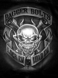 BAGGER BOLTS LOCK EM' & LOAD EM' logo