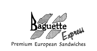 BAGUETTE EXPRESS PREMIUM EUROPEAN SANDWICHES logo