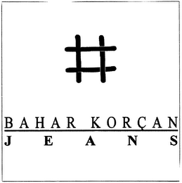 BAHAR KORÇAN JEANS logo