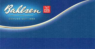 BAHLSEN GENUSS SEIT 1889 logo