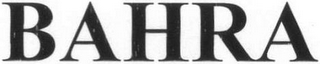 BAHRA logo