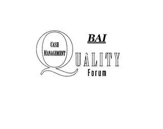 BAI CASH MANAGEMENT QUALITY FORUM logo