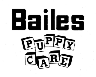 BAILES PUPPY CARE logo