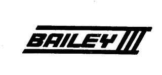 BAILEY III logo