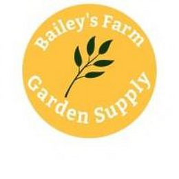 BAILEY'S FARM GARDEN SUPPLY logo