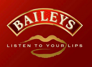 BAILEYS LISTEN TO YOUR LIPS logo