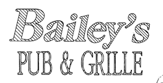BAILEY'S PUB & GRILLE logo