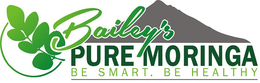 BAILEY'S PURE MORINGA BE SMART. BE HEALTHY logo