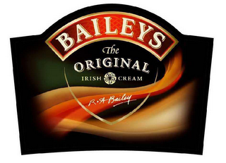 BAILEYS THE ORIGINAL IRISH CREAM R A BAILEY logo