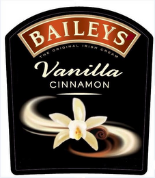 BAILEYS VANILLA CINNAMON THE ORIGINAL IRISH CREAM logo