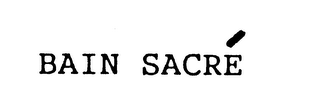 BAIN SACRE logo