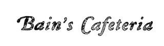BAIN'S CAFETERIA logo