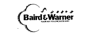 BAIRD & WARNER YOUR KEY TO CHICAGOLAND logo