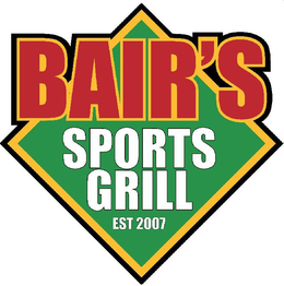 BAIR'S SPORTS GRILL EST 2007 logo