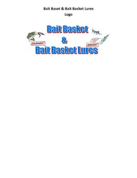 BAIT BASKET & BAIT BASKET LURES LOGO BAIT BASKET & BAIT BASKET LURES FRESHWATER SALTWATER logo