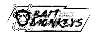 BAIT MONKEYS SALTWATER SOFT BAITS logo