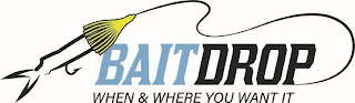 BAITDROP WHEN & WHERE YOU WANT IT logo