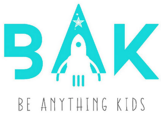 BAK BE ANYTHING KIDS logo