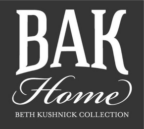 BAK HOME BETH KUSHNICK COLLECTION logo