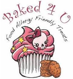 BAKED 4 U FOOD ALLERGY FRIENDLY TREATS logo