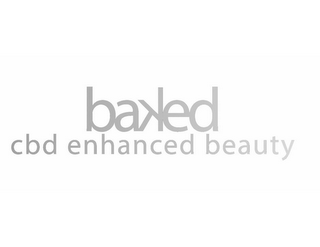 BAKED CBD ENHANCED BEAUTY logo