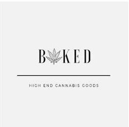 BAKED HIGH END CANNABIS GOODS logo