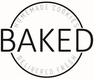 BAKED HOMEMADE COOKIES DELIVERED FRESH logo