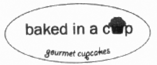 BAKED IN A C P GOURMET CUPCAKES logo