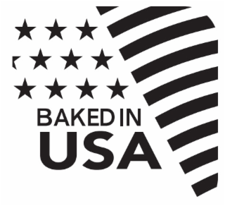 BAKED IN USA logo