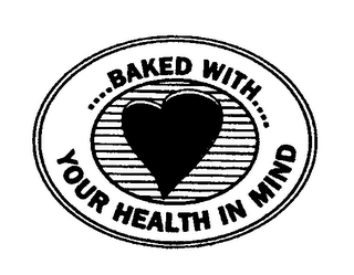 BAKED WITH YOUR HEALTH IN MIND logo