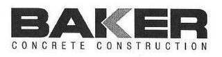 BAKER CONCRETE CONSTRUCTION logo