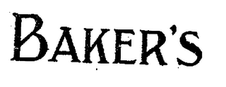 BAKER'S logo