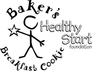 BAKER'S BREAKFAST COOKIE HEALTHY START FOUNDATION logo