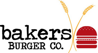 BAKERS BURGER CO. logo