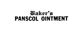 BAKER'S PANSCOL OINTMENT logo