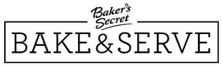 BAKER'S SECRET BAKE & SERVE logo
