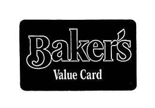 BAKER'S VALUE CARD logo