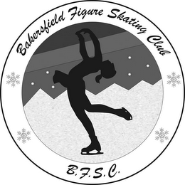 BAKERSFIELD FIGURE SKATING CLUB B.F.S.C. logo