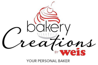 BAKERY CREATIONS BY WEIS YOUR PERSONAL BAKER logo