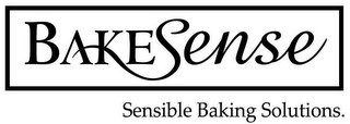 BAKESENSE SENSIBLE BAKING SOLUTIONS. logo