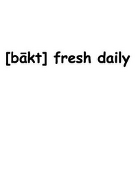 [BAKT] FRESH DAILY logo